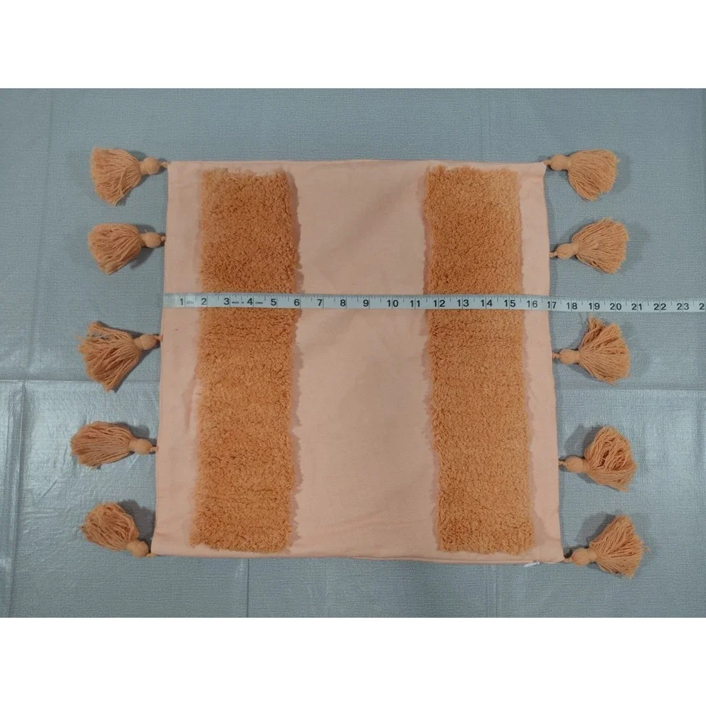 Beddys Square Tassel Pillow Cover 17